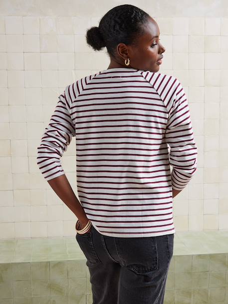 Wijde zwangerschapsjeans GRIS FONCE UNI+ongewassen denim - vertbaudet enfant 