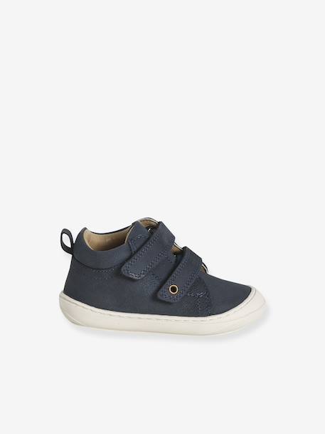 Chaussures premiers pas bébé scratchs bleu+bleu électrique+marine - vertbaudet enfant 