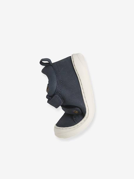 Chaussures premiers pas bébé scratchs bleu+bleu électrique+marine - vertbaudet enfant 