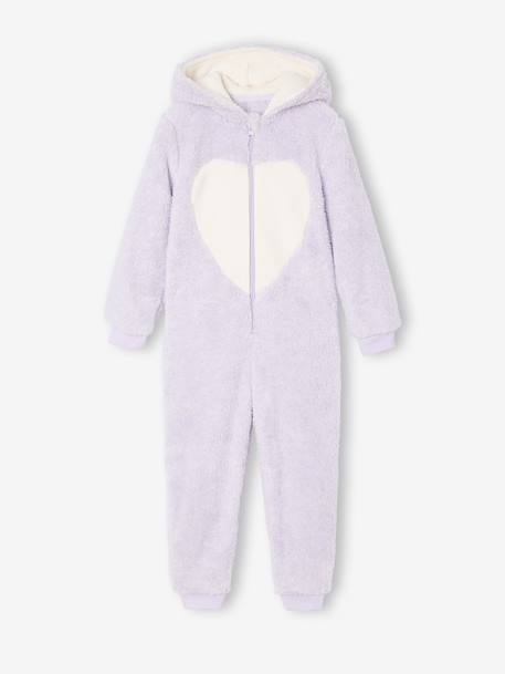 Surpyjama fille sherpa Kawaii lilas - vertbaudet enfant 