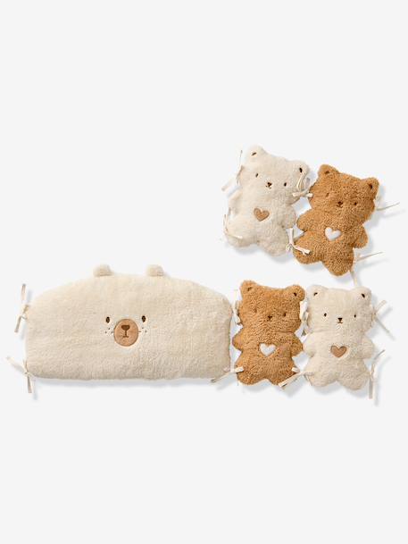 Tour de lit / Tour de parc coussins PETIT OURS vanille - vertbaudet enfant 