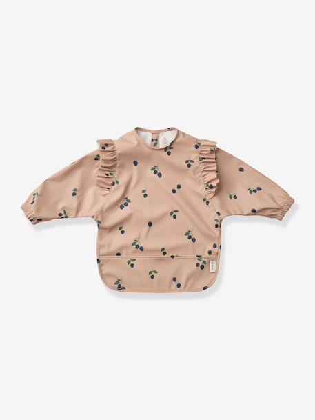 Bavoir à manches Merle - blanc+écru+rose pâle - vertbaudet enfant 