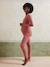 Ensemble 2 pièces pyjama grossesse et allaitement coton biologique* vieux rose - vertbaudet enfant 