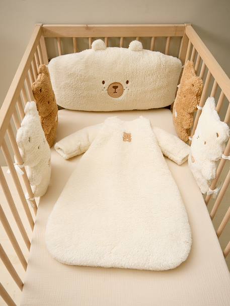 Gigoteuse PETIT OURS manches longues amovibles vanille - vertbaudet enfant 