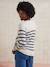Pull style marinière grossesse et allaitement ouvertures raglan beige chiné+marine - vertbaudet enfant 