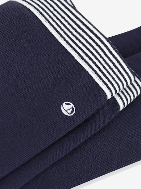 Baby tregging van effen katoen PETIT BATEAU marineblauw - vertbaudet enfant 