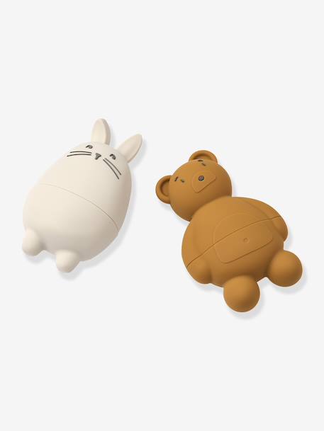 Lot de 2 animaux de bain Duncan blanc - vertbaudet enfant 