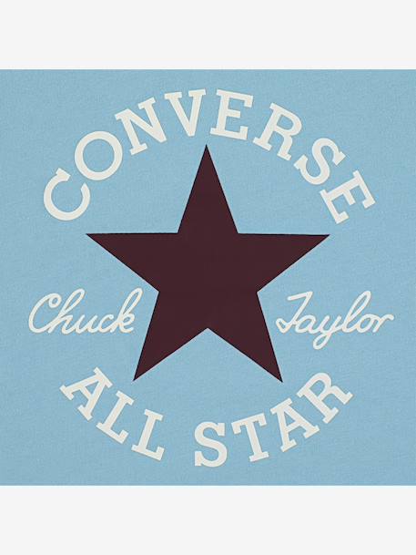 T-shirt Chuck patch CONVERSE gemêleerd blauw - vertbaudet enfant 