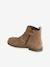 Boots enfant fille en cuir zippées camel - vertbaudet enfant 