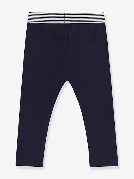 Jegging bébé en coton uni marine - vertbaudet enfant 