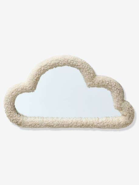 Miroir Nuage en sherpa beige - vertbaudet enfant 