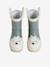 Bottes de pluie bébé détails ludiques bleu clair+marine+rayé marine+vert imprimé - vertbaudet enfant 