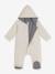 Gewatteerde babypakje met capuchon van katoen PETIT BATEAU ecru - vertbaudet enfant 