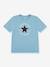 T-shirt Chuck patch CONVERSE gemêleerd blauw - vertbaudet enfant 