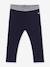 Baby tregging van effen katoen PETIT BATEAU marineblauw - vertbaudet enfant 