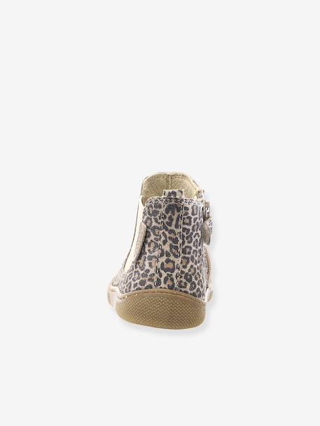 Barefoot Glitty NATURINO® boots goud+taupe - vertbaudet enfant 