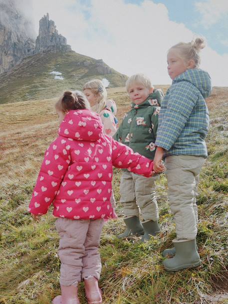 Doudoune garçon déperlante et coupe-vent bleu - vertbaudet enfant 