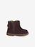 Boots bébé fille cuir zippées beige imprimé+bordeaux+CAMEL+marine+noir - vertbaudet enfant 