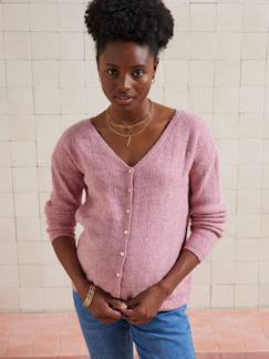 Vêtements de grossesse-Pull, gilet-Pull réversible devant/dos grossesse et allaitement