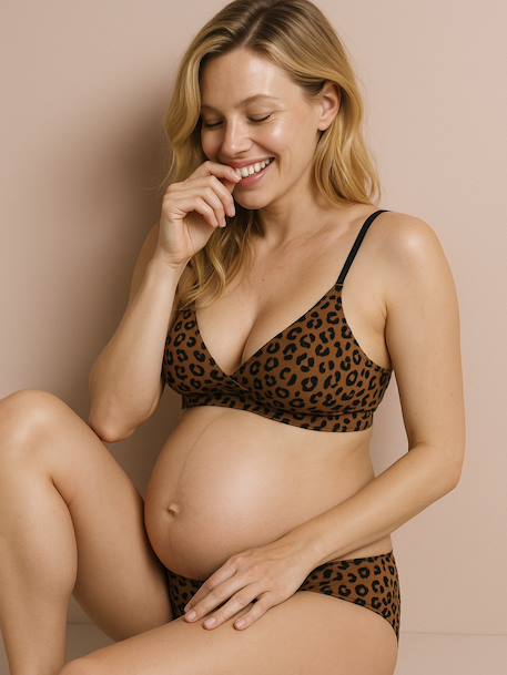 Set van 3 slipjes voor zwangere vrouwen ENVIE DE FRAISE zwart - vertbaudet enfant 