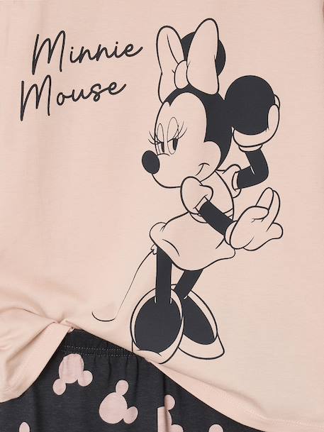 Tweekleurige pyjama Disney® MINNIE voor meisjes antraciet - vertbaudet enfant 