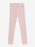 Legging enfant en coton uni rose - vertbaudet enfant 