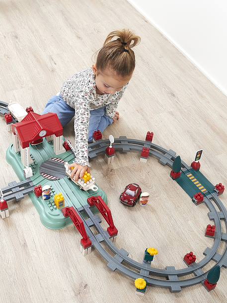 Abrick Vat renbaan trein - ECOIFFIER meerkleurig - vertbaudet enfant 