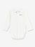 Body baby met geborduurde kraag PETIT BATEAU rood - vertbaudet enfant 