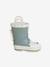Bottes de pluie bébé détails ludiques bleu clair+marine+rayé marine+vert imprimé - vertbaudet enfant 