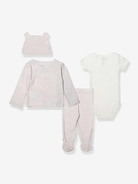 Babyset 4-delig beige - vertbaudet enfant 