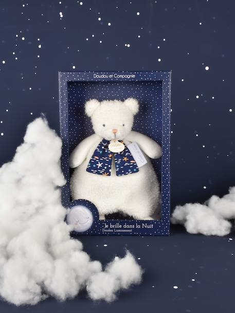CLAIR DE LUNE - Ours Doudou 26 cm - blanc - vertbaudet enfant 