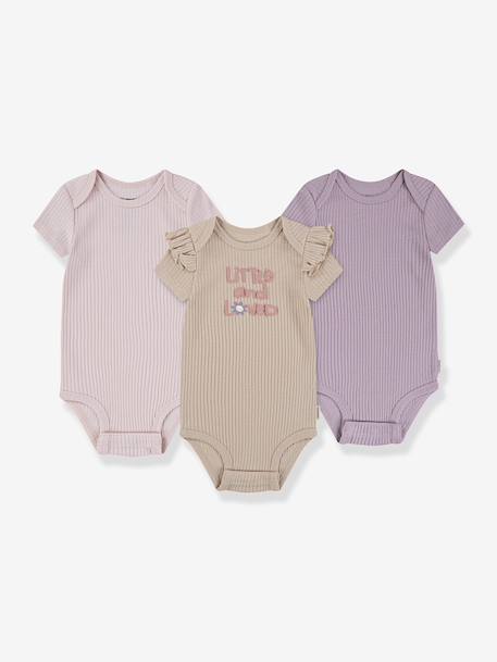 Bébé-Lot de 3 bodies bébé manches courtes