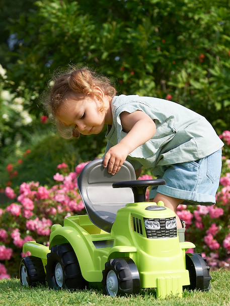 Tractor loopauto met aanhanger 85 cm gevuld ECOIFFIER meerkleurig - vertbaudet enfant 