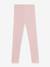 Legging enfant en coton uni rose - vertbaudet enfant 