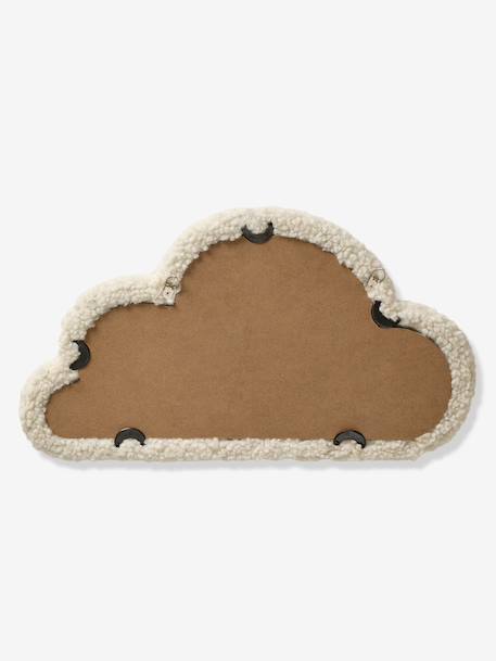Miroir Nuage en sherpa beige - vertbaudet enfant 