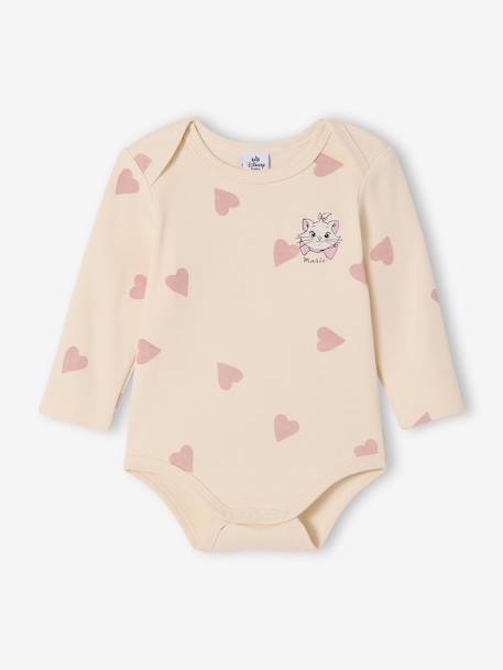 Set van 2 body's voor meisjes DISNEY ANIMALS® Marie de Aristokatten lila (poederkleur) - vertbaudet enfant 