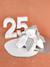 Doudou 25 ans - OURS ARGENT - Pantin attache-sucette argent - vertbaudet enfant 