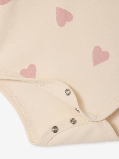 Set van 2 body's voor meisjes DISNEY ANIMALS® Marie de Aristokatten lila (poederkleur) - vertbaudet enfant 