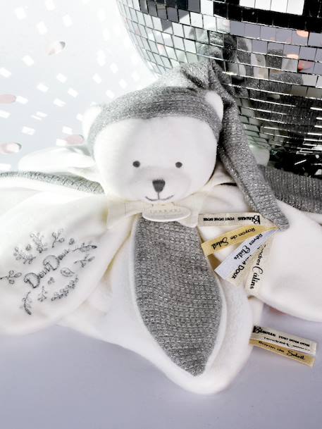 DOUDOU & COMPAGNIE 25 jaar - OURS ARGENT - Pantin fopspeenhouder zilver - vertbaudet enfant 