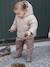 Manteau matelassé fantaisie bébé beige - vertbaudet enfant 