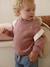 Gebreide trui baby sweater met geborduurde bloemen rozen - vertbaudet enfant 