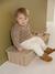Baby sweater in sherpa groen+pecannoot - vertbaudet enfant 