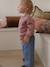 Gebreide trui baby sweater met geborduurde bloemen rozen - vertbaudet enfant 
