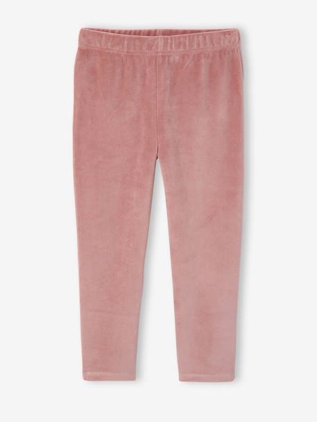 Set van 2 pyjama's voor meisjes in fluweel / velours Fruit ecru - vertbaudet enfant 