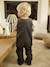 Combinaison bébé en velours côtelé anthracite - vertbaudet enfant 