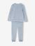 Lot 2 pyjamas garçon velours animaux polaires bleu ciel - vertbaudet enfant 