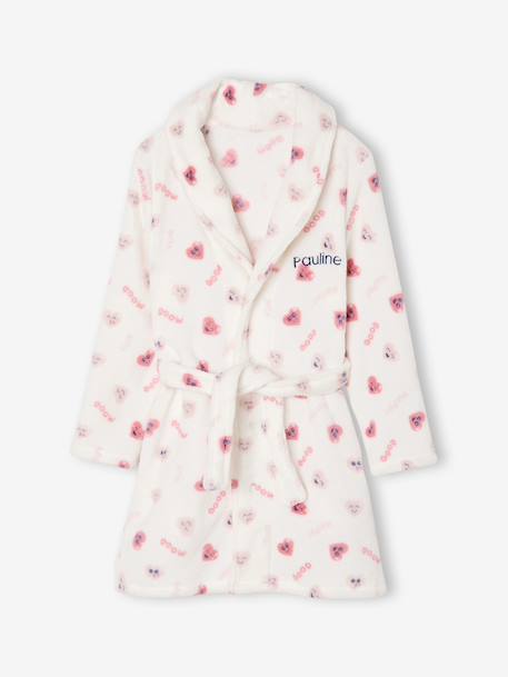 Robe de chambre fille happy écru - vertbaudet enfant 