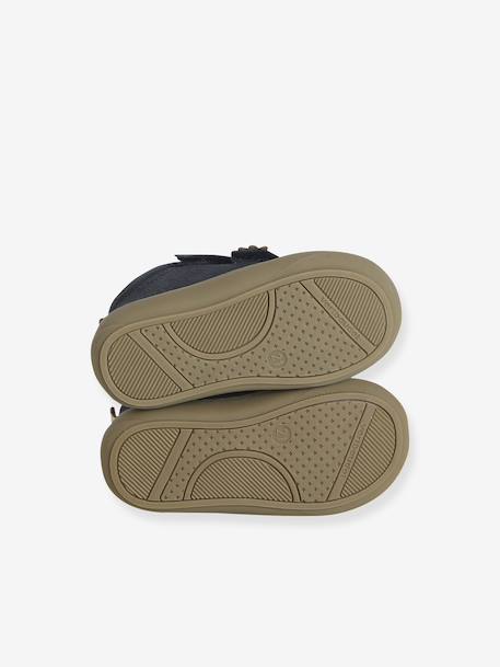 Bottillons scratchés cuir souple bébé premiers pas bordeaux+jaune pâle+marine+or+rose - vertbaudet enfant 