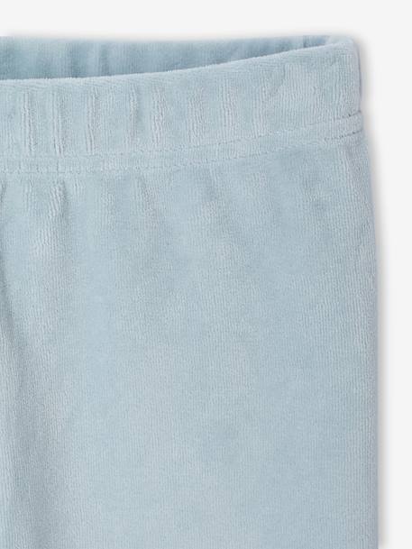 Lot de 2 pyjamas fille velours fleurs écru - vertbaudet enfant 