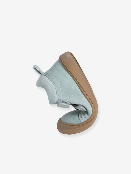 Chaussures premiers pas bébé scratch beige imprimé+bleu imprimé+bronze+lot rose+mauve+or+rose+rose imprimé+rose poudré+turquoise+vert imprimé+vieux rose - vertbaudet enfant 